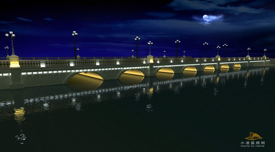 沿海大桥亮化方案