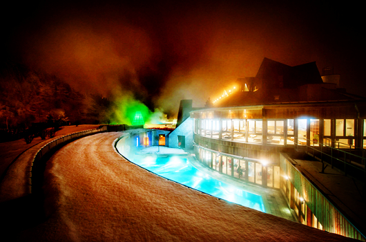 温泉酒店园区户外夜景照明设计及灯具选型建议