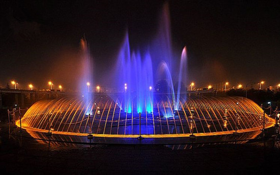 湖南张家界大庸桥紫舞公园亮化工程改造