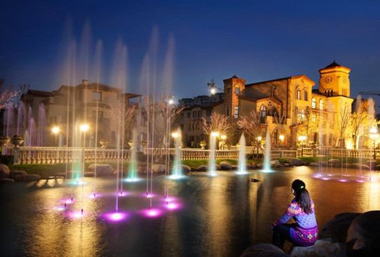 2018年滨州启动春节景观亮化工程，城区夜景绚丽“光影秀”